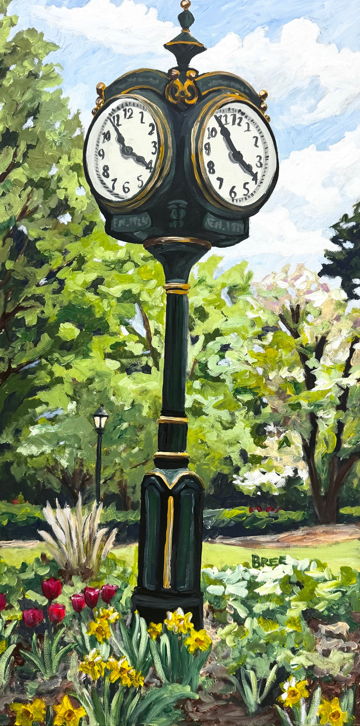 “GOLF TIME” ORIGINAL PAINTING
