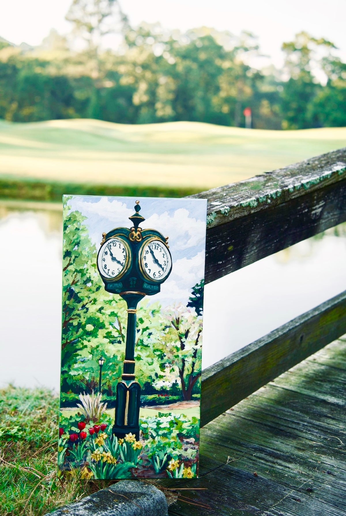 “GOLF TIME” ORIGINAL PAINTING