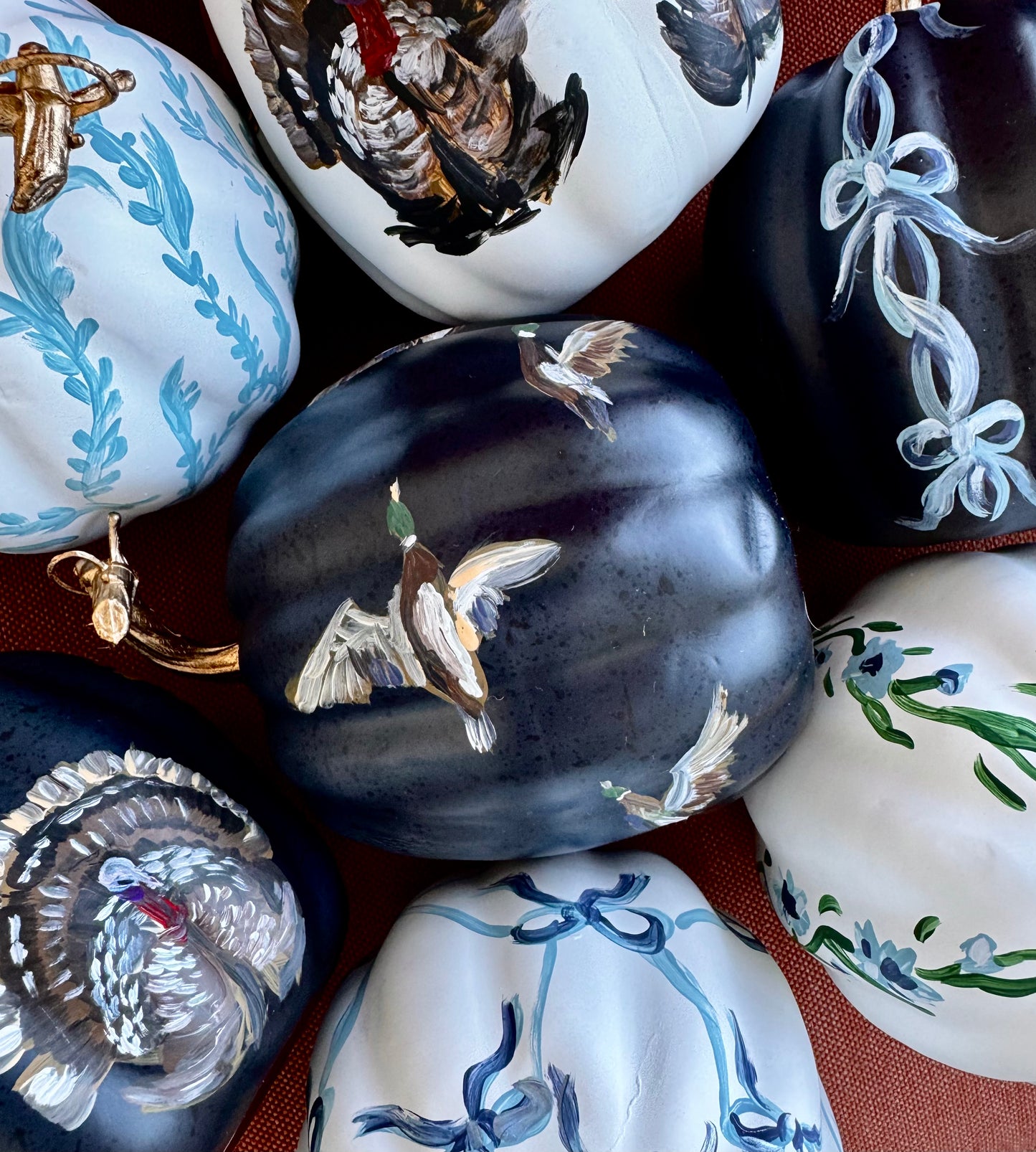 HAND PAINTED PUMPKINS